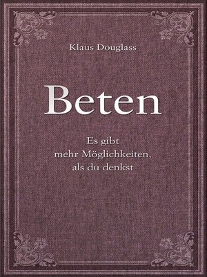 cover image of Beten